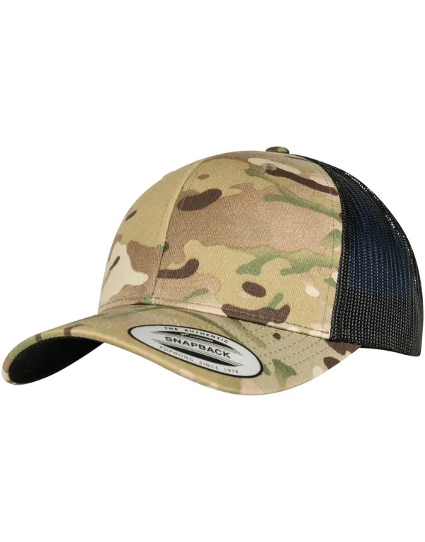 Retro Trucker Multicam® porté — vue 2
