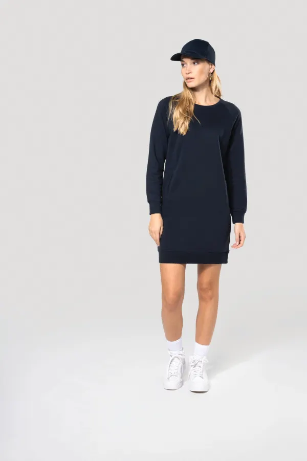 Robe Bio en molleton porté — vue 3