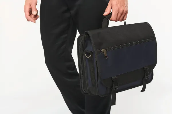 Sac à bandoulière pour outils et ordinateurs portables porté — vue 1