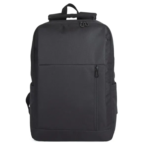 Sac à dos business avec poche frontale porté — vue 1