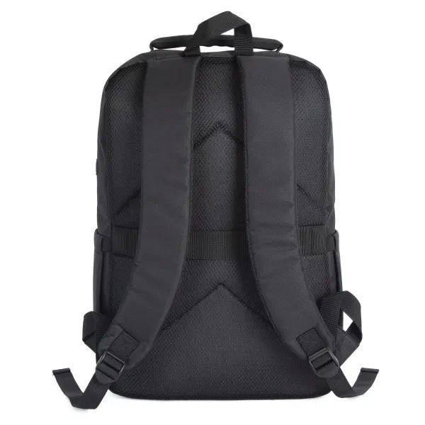 Sac à dos business avec poche frontale porté — vue 2