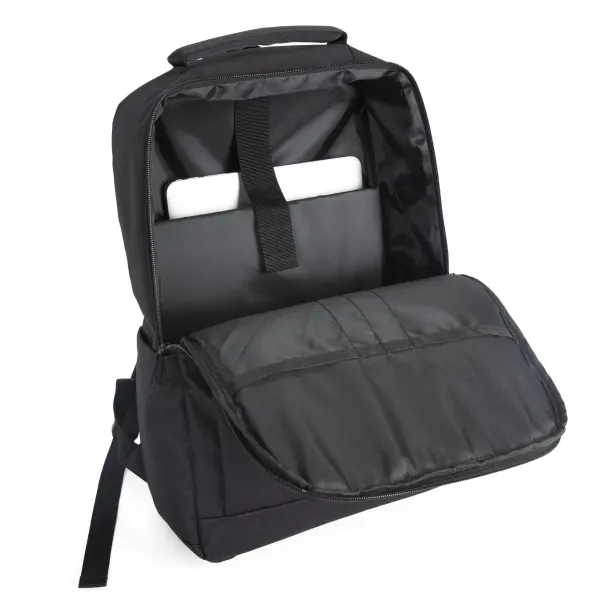 Sac à dos business avec poche frontale porté — vue 3