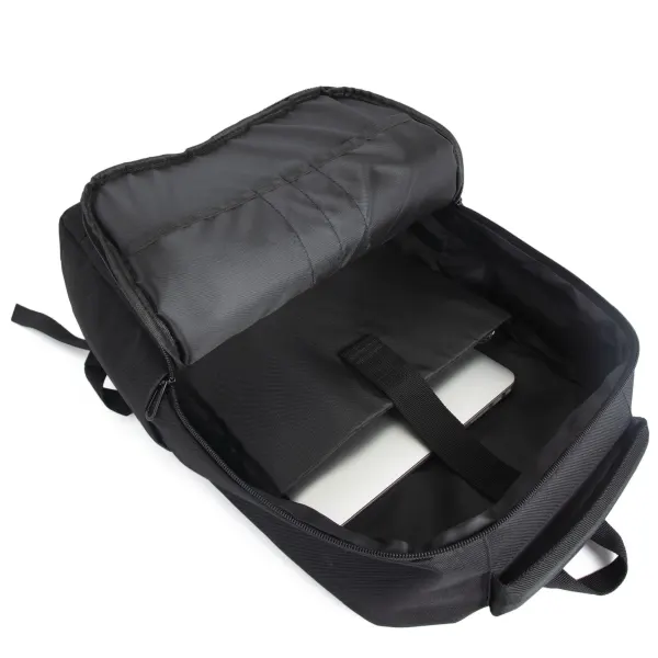 Sac à dos business avec poche frontale porté — vue 4