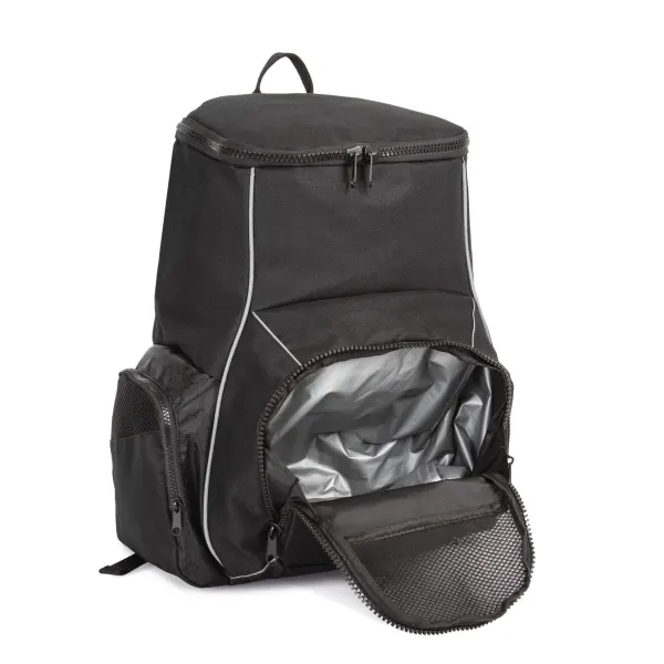 Sac à dos de sport recyclé avec porte-objets porté — vue 4