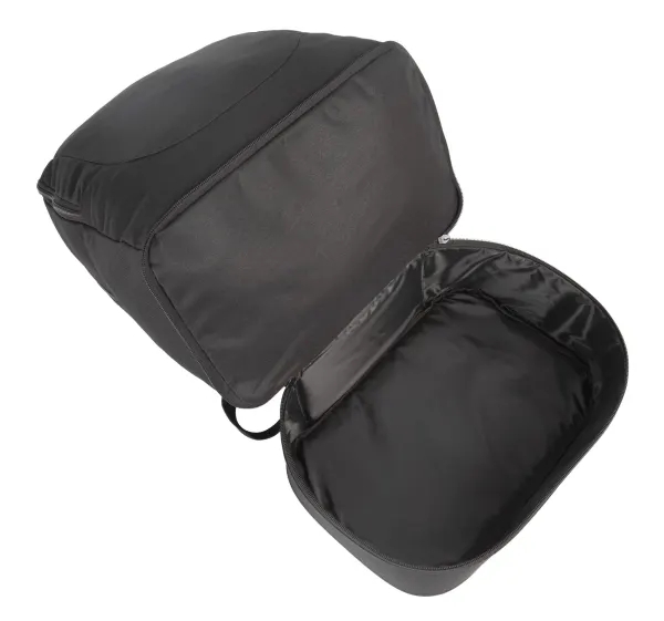 Sac à dos sports d'équipe à fond rigide porté — vue 1