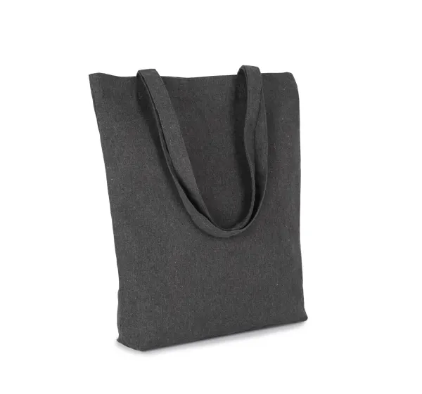 Sac cabas en coton "K-loop project" recyclé porté — vue 1