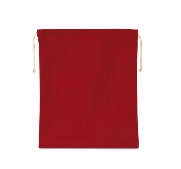 Sac coton à cordon porté — vue 1