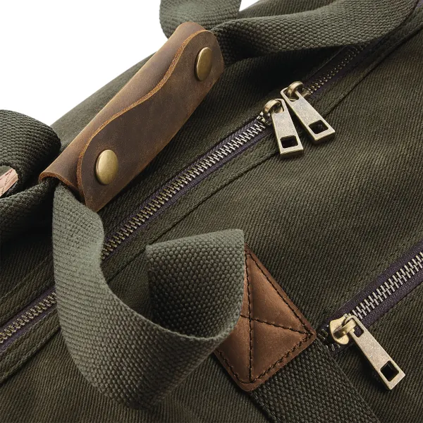 Sac fourre-tout en toile cirée Heritage porté — vue 4
