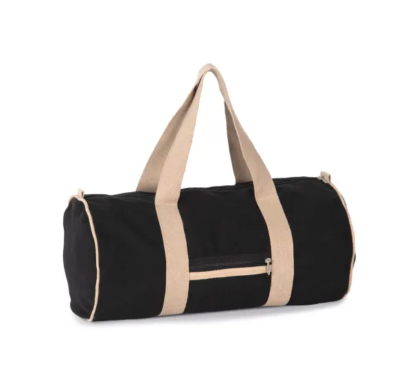 Sac polochon recyclé porté — vue 2