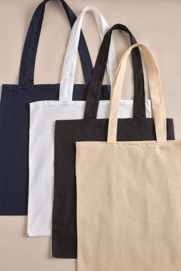 Sac shopping avec longues anses (KI3223) porté — vue 2