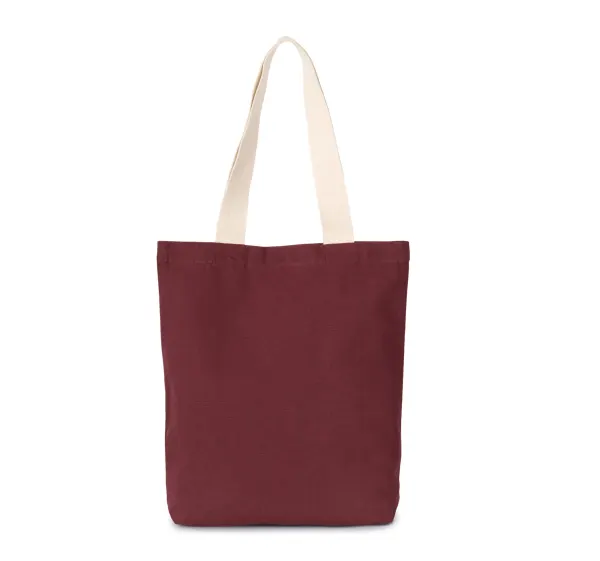 Sac shopping recyclé à fond plat porté — vue 1