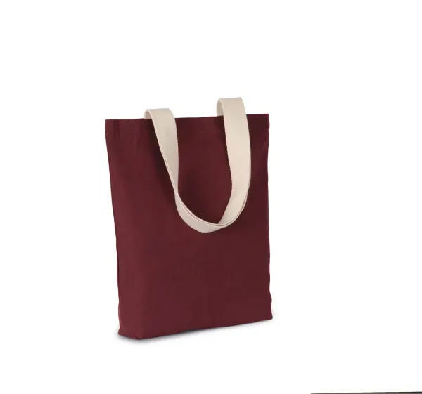 Sac shopping recyclé à fond plat porté — vue 2