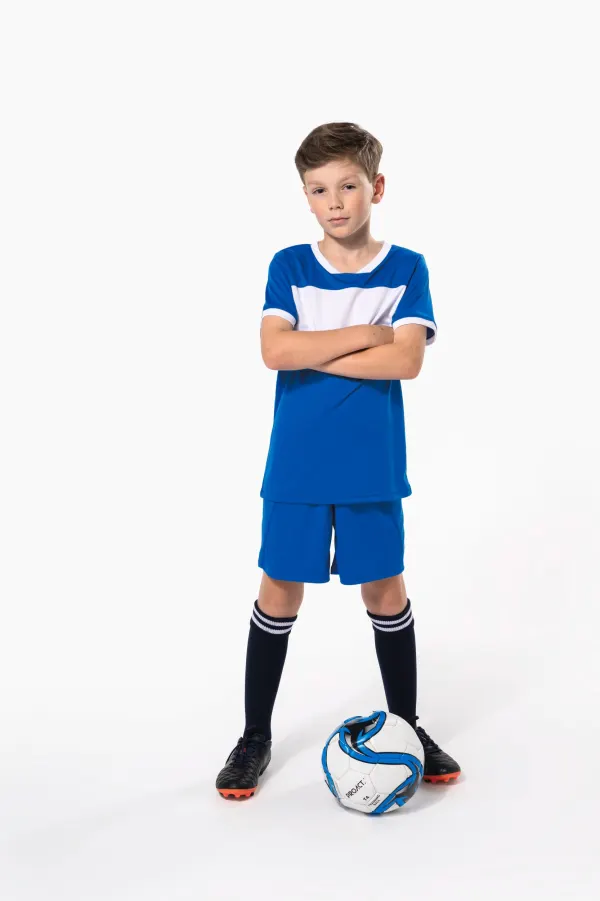 Short de sport enfant (PA103) porté — vue 2