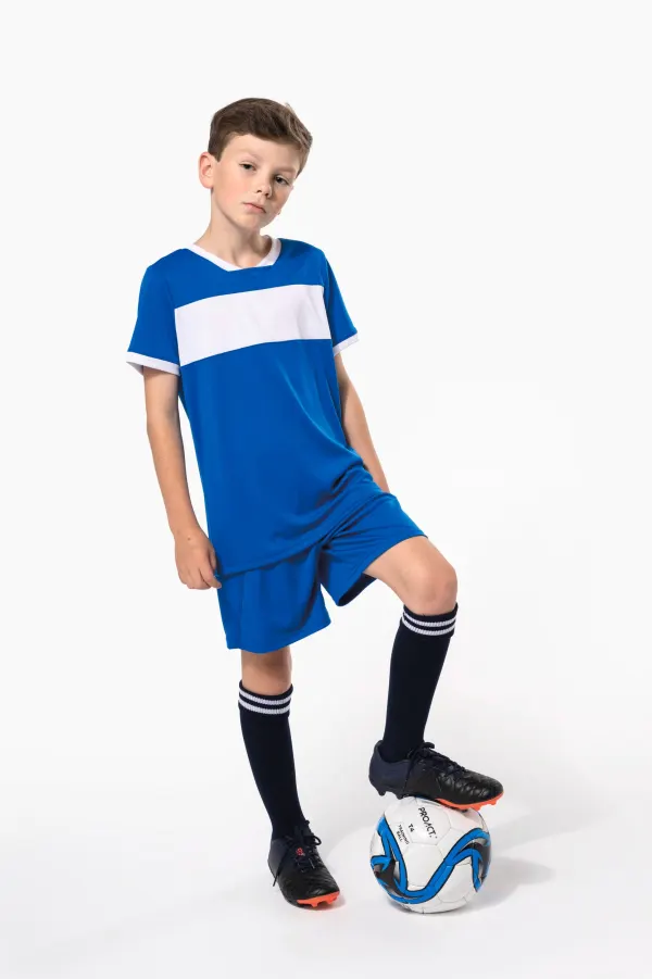 Short de sport enfant (PA103) porté — vue 3