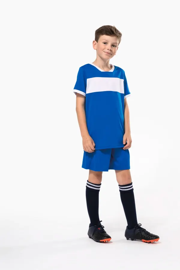 Short de sport enfant (PA103) porté — vue 4