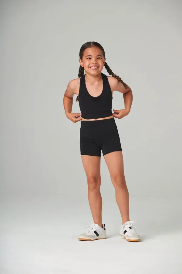 Short imprimé sans coutures enfant porté — vue 1
