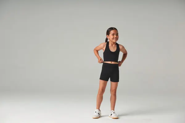 Short imprimé sans coutures enfant porté — vue 2