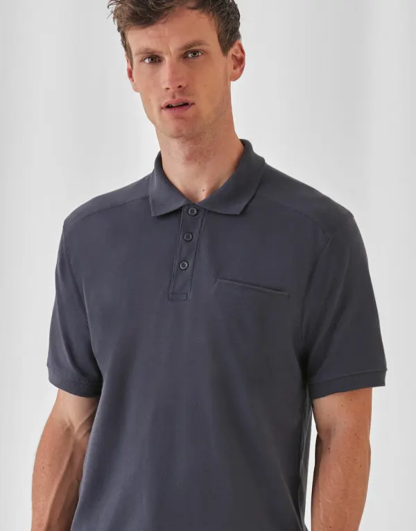 Skill Pro Workwear Pocket Polo porté — vue 1