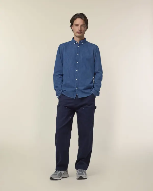 Stanley Denim Shirt porté — vue 1