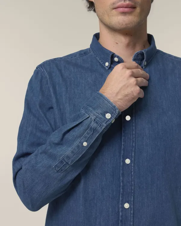 Stanley Denim Shirt porté — vue 4