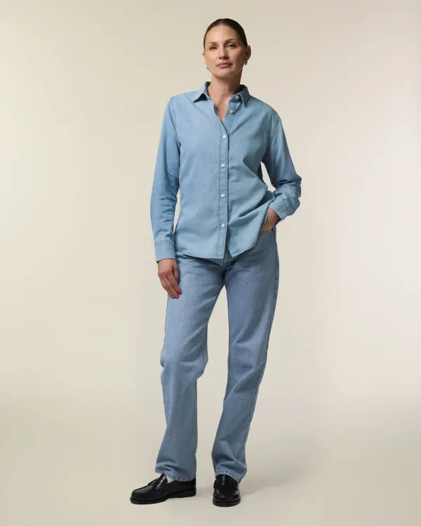 Stella Denim Shirt porté — vue 1
