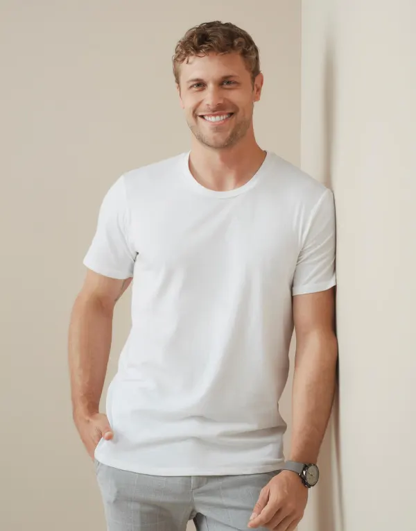 Stretch-T Relaxed for men porté — vue 1
