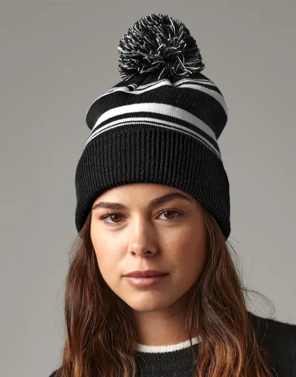 Striped Fan Beanie porté — vue 2