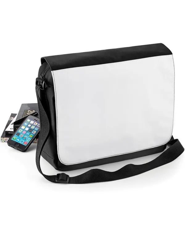 Sublimation Messenger Bag porté — vue 2