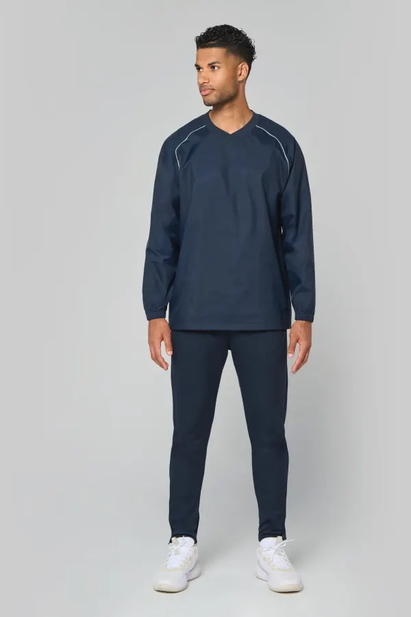 Sweat de pluie multisport unisexe porté — vue 2