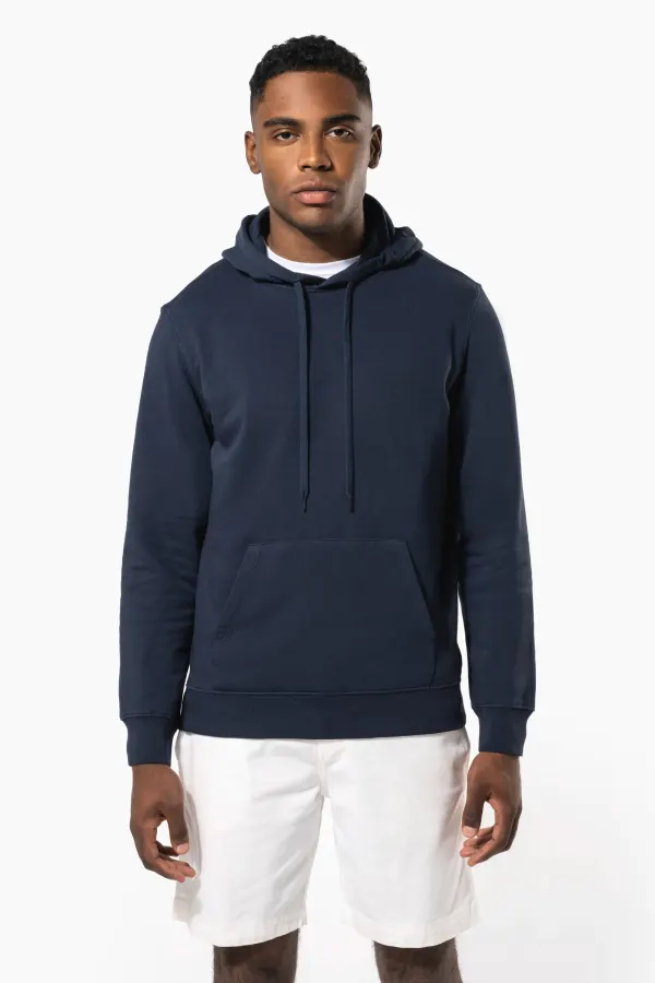 Sweat-shirt à capuche 80/20 unisexe porté — vue 1