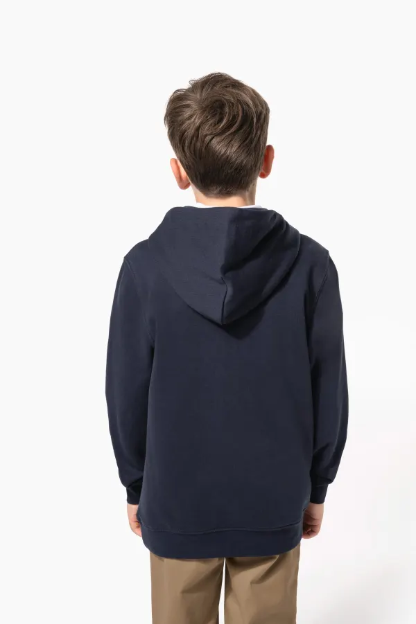 Sweat-shirt à capuche enfant porté — vue 1