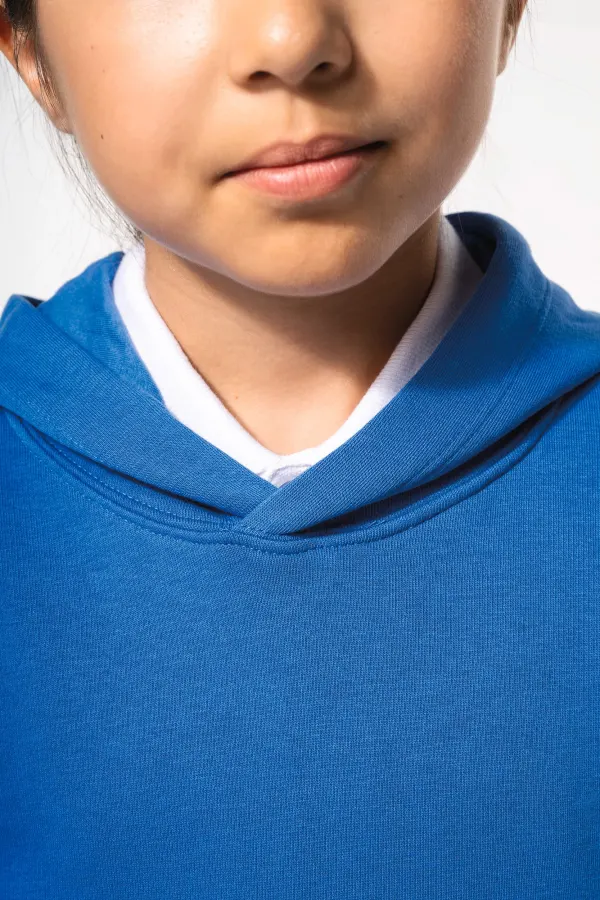 Sweat-shirt à capuche enfant porté — vue 4