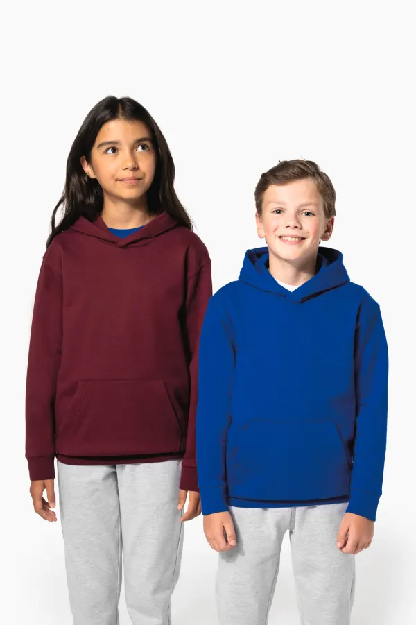 Sweat-shirt capuche enfant porté — vue 3