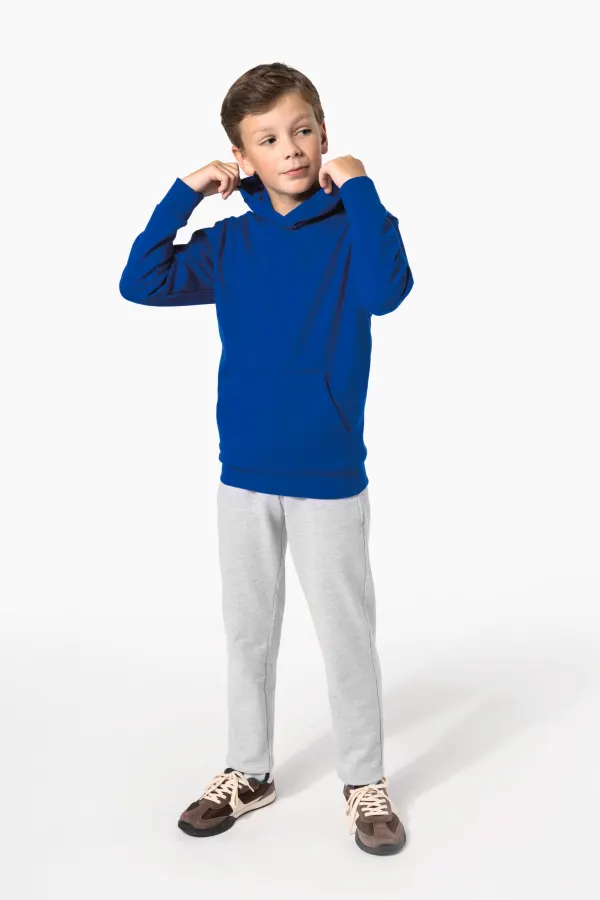 Sweat-shirt capuche enfant porté — vue 4