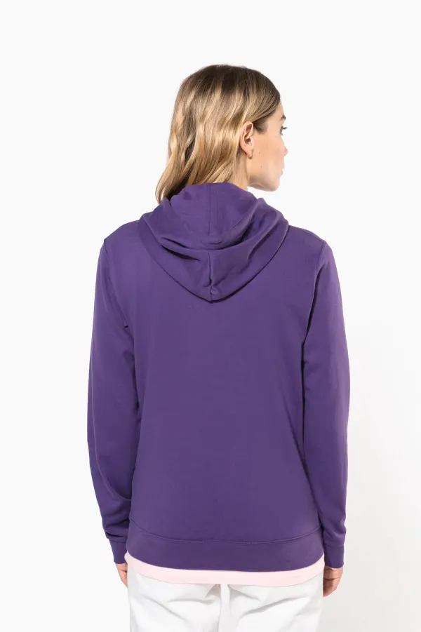Sweat-shirt capuche femme porté — vue 1