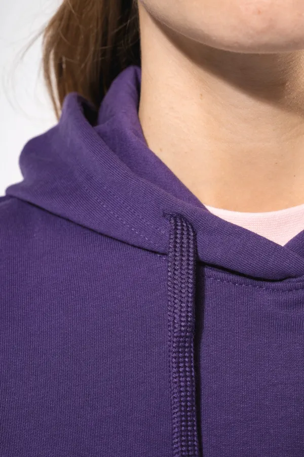 Sweat-shirt capuche femme porté — vue 4