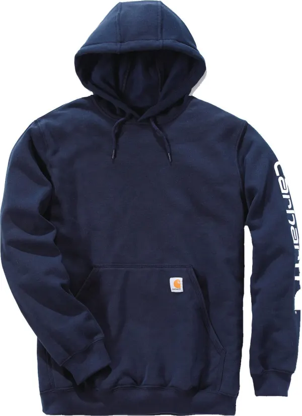 Sweat-shirt capuche logo porté — vue 2