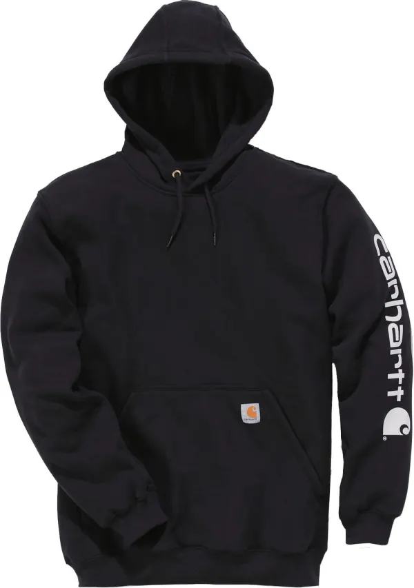 Sweat-shirt capuche logo porté — vue 3