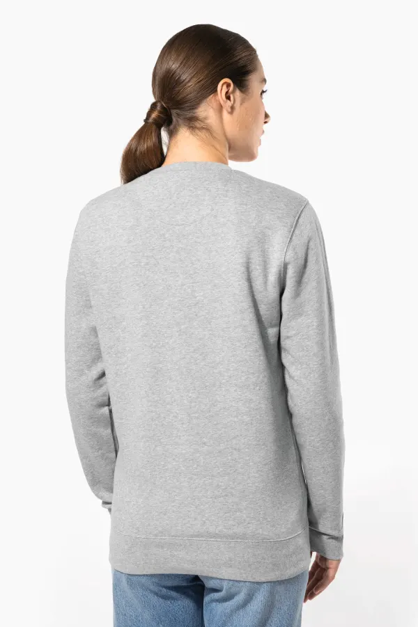 Sweat-shirt col rond 80/20 unisexe porté — vue 3