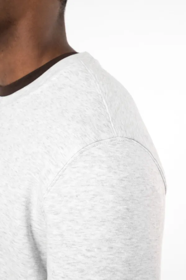 Sweat-shirt col rond homme (K488) porté — vue 3
