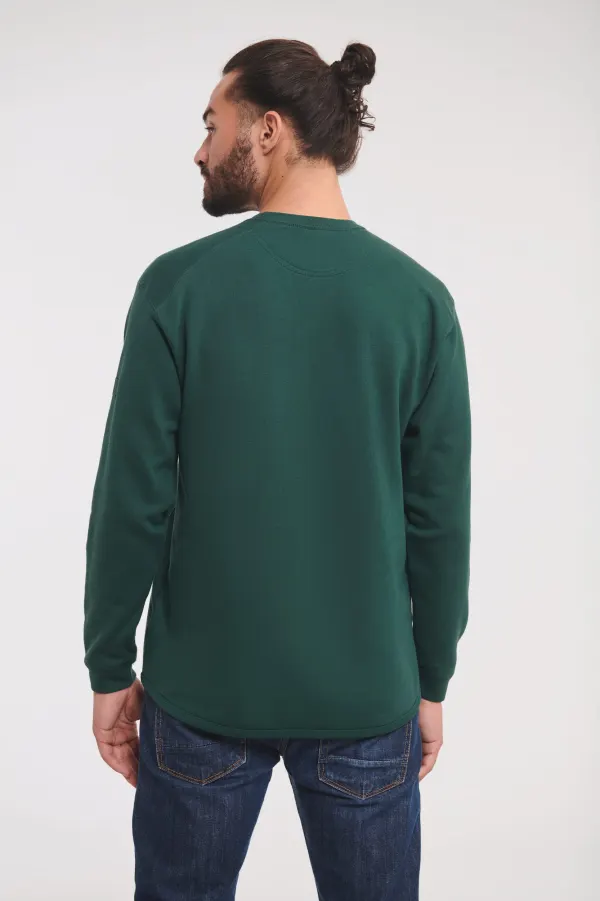 Sweat-shirt Heavy Duty col rond porté — vue 1