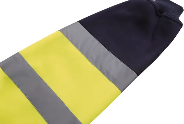 Sweatshirt capuche haute visibilité porté — vue 2