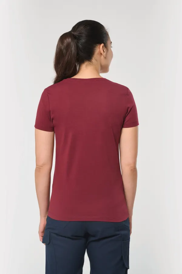 T-shirt à traitement antibactérien femme porté — vue 1
