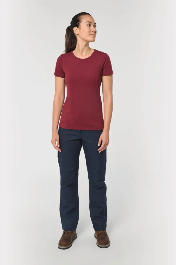 T-shirt à traitement antibactérien femme porté — vue 4