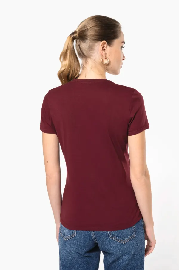 T-shirt BIO150 IC col V femme porté — vue 1