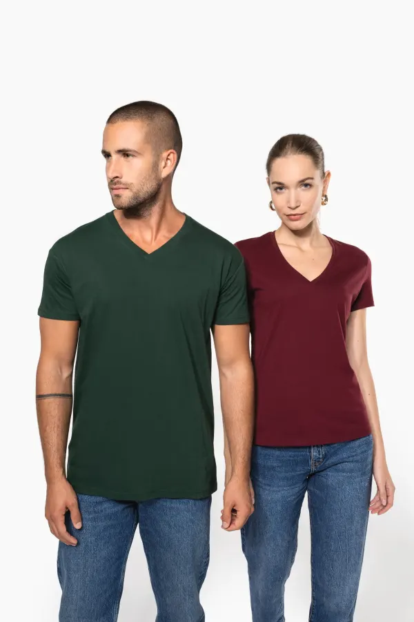 T-shirt Bio150 IC col V homme porté — vue 4
