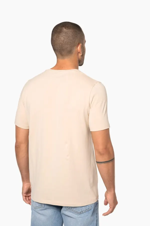 T-shirt col rond manches courtes homme porté — vue 1