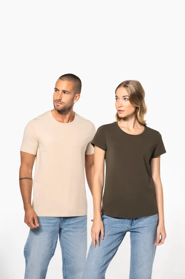 T-shirt col rond manches courtes homme porté — vue 4