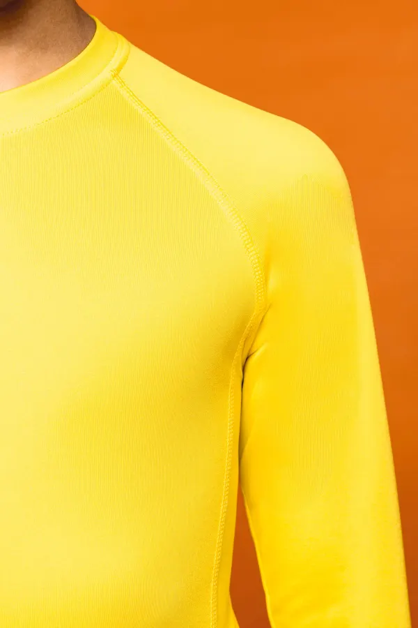 T-shirt double peau sport manches longues enfant porté — vue 4