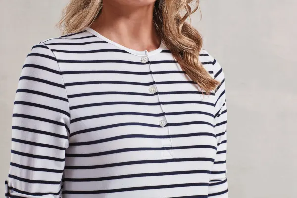 T-shirt femme "Long John" porté — vue 1